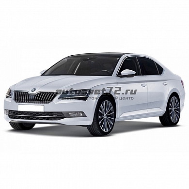 Стекло фары Skoda Superb 3 дорестайлинг 2015-2018 (левое)